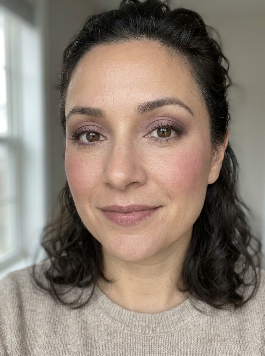Mauve Brown Soft Glam als Herbst Makeup Ideen für braune Augen Inspiration 2026
